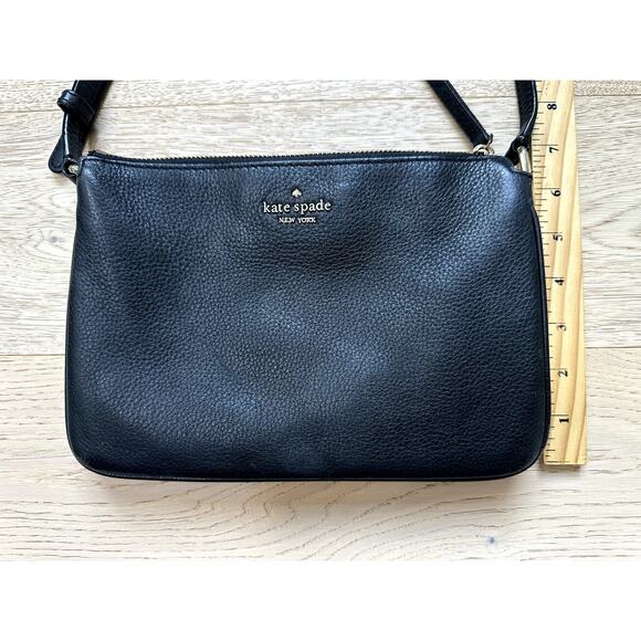 Kate Spade Black Leather Purse - Picture 3 of 12